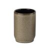 Buy cheap Round Shape Ceramic Bathroom Accessories Set Tawny OEM Ceramic Soap Dispenser With Black Parts from wholesalers