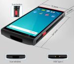 Buy cheap Bluetooth GPS Rugged PDA Android Industrial Handheld Terminal Scanner from wholesalers