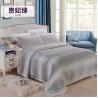 Buy cheap Luxury Solid Color Flannel Bed Blanket , Thick Reversible Flannel Blank Anti - Static from wholesalers