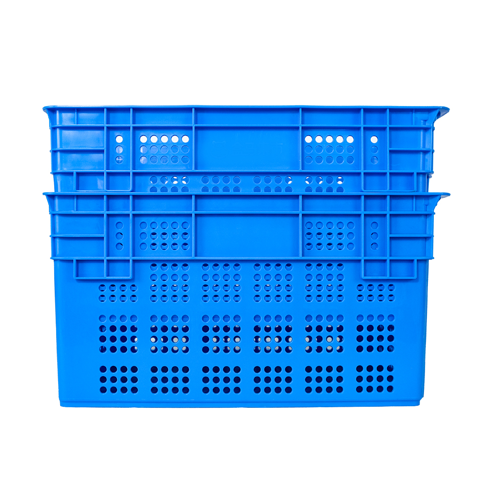 Practical Iron Handled Home Kitchen Storage Crate for Organizing Vegetables and Fruits