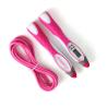 Buy cheap Anti Slip Handle Weighted Jump Rope Neutral Gender Pink Speed workout skipping rope from wholesalers