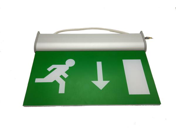 Buy cheap Rechargeable Battery Operated Double Sided Exit Signs LED Emergency Light from wholesalers