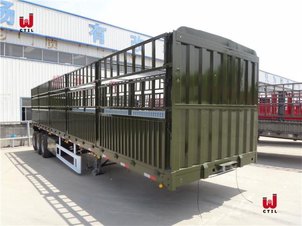 Buy cheap Tri Axles Truck Semi Trailers 60t Horse Livestock Trailers from wholesalers