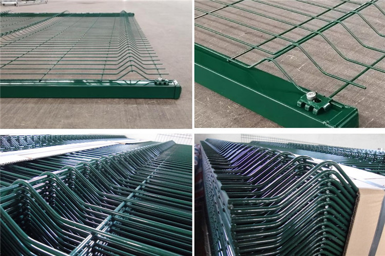 RAL6005 Galvanized 3d Welded Wire Mesh Fence PVC Coated 3d Wire Mesh Panels