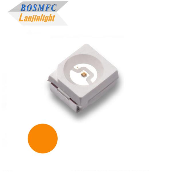 Buy cheap Durable PLCC2 3528 SMD LED bright Orange 605nm Multipurpose LED diode from wholesalers