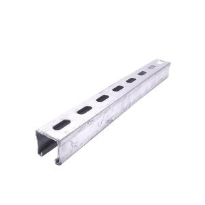 Buy cheap Anodizing Aluminum Solid Strut Channel Silver In Custom Lengths product