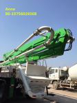 Euro 3 Used Concrete Pump Truck , Mobile Pump Truck Easy Operating