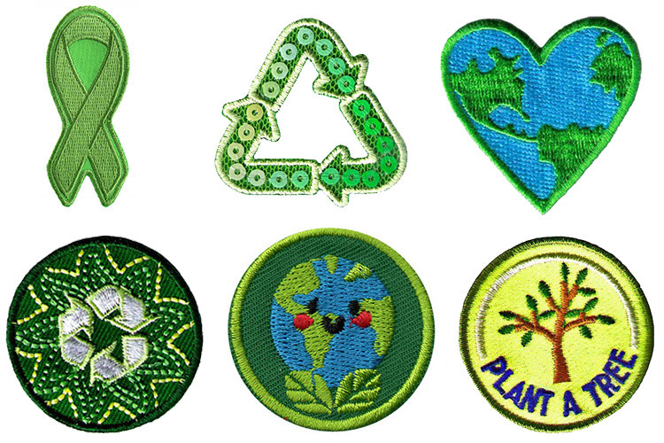 Twill Woven Environmental Patches