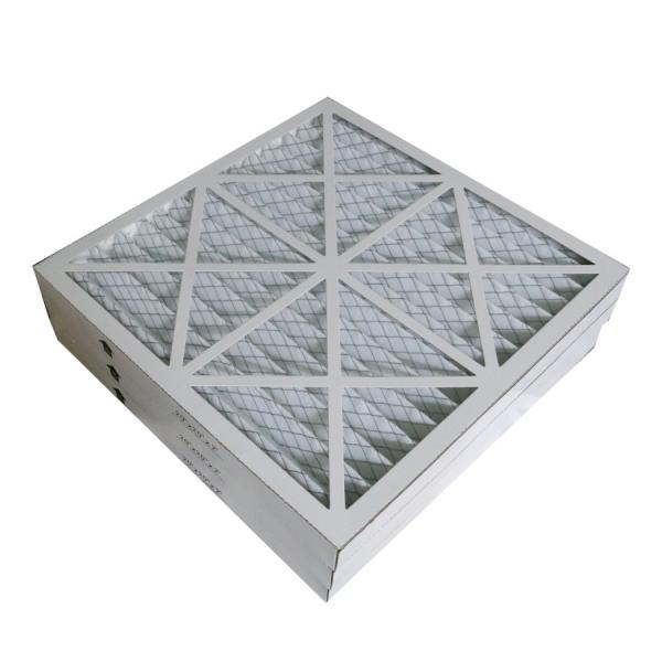 Buy cheap Synthetic Fiber G4 Pre Pleated Panel Filter For HVAC / Ventilation from wholesalers