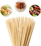 Natural Roasting Bamboo 4mm Flat BBQ Skewers