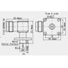 Buy cheap TNC Female Right Angle 4-Hole Flange RF Connector for Secure Mounting from wholesalers