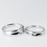 Buy cheap Special Circular Groove Design OEM 4g Simple Couple Rings Gold from wholesalers