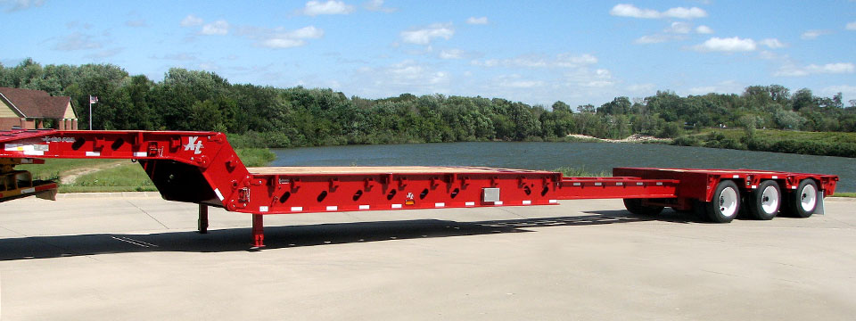 3 Axle Extendable Low Bed Semi/Truck Trailers with 11.00r20 12r22.5 315 385 Tires