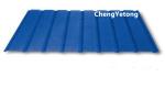 SMP Coating Galvanized Steel Roofing Sheets , Plant / Workshop Stone Coated