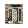 Buy cheap 22*64 Inch Wrought Iron Security Doors Glass Agon Filled Shaped Wrought Iron Exterior Doors from wholesalers