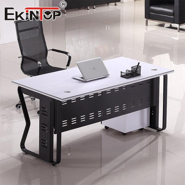Buy cheap Factory Wholesale Modern Style Wooden Office Desk Office Reception Furniture from wholesalers