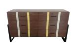 6-drawer metal base wooden dresser for hotel bedroom furniture,hospitality