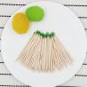 Buy cheap 2.0mm 6.5cm Disposable Mint Bamboo Individually Wrapped Toothpicks For Tooth Health from wholesalers