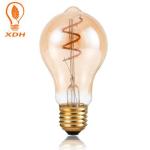 A60 Spiral LED Filament Bulb Edison LED Vintage 4W 6W E27 230V