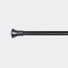 Buy cheap Flexible Length Curtain Rod And Accessories Black Color Pipe Set Hardware Decoration from wholesalers