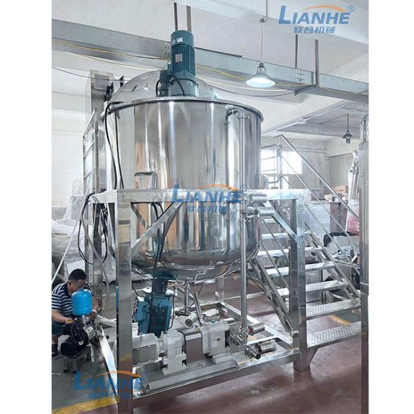 Buy cheap Liquid Soap 3000L High Shear Emulsifier Mixer Machine Steam Heating from wholesalers