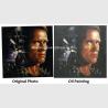 Buy cheap Canvas Human Portrait Painting Hand Brush Strokers For Movie Star from wholesalers
