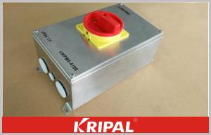 China IP65 100A 4 Pole Stainless Steel Enclosed Multi Position Rotary Switch Disconnectors on sale