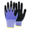 Buy cheap Anti Slip Wear Resistant Construction Work Gloves , Industrial Nitrile Palm Coated Gloves from wholesalers