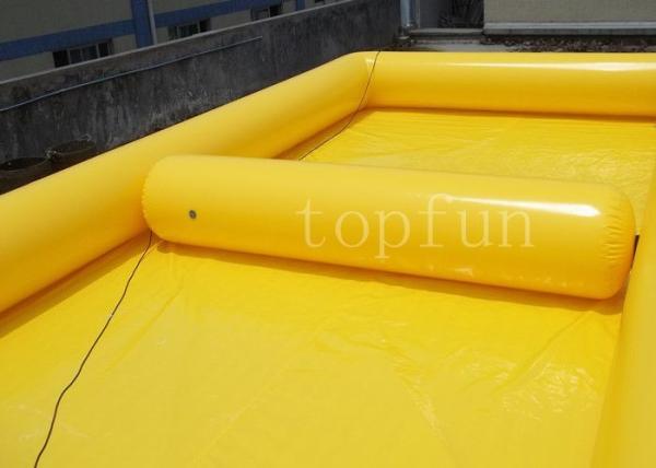 Buy cheap Yellow Square Outdoor Inflatable Water Pools PVC For Water Walking Ball from wholesalers