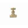 Buy cheap 1/2" NPT Brass High Pressure Needle Valve Female And Female Forged from wholesalers