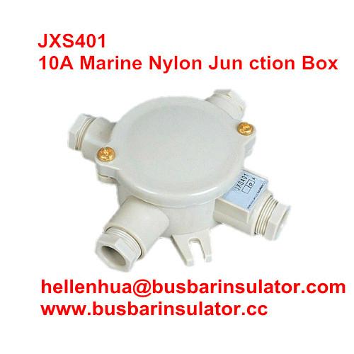 Buy cheap 10A marine nylon junction box JXS401 1153/FS water-tight terminal box outlet from wholesalers
