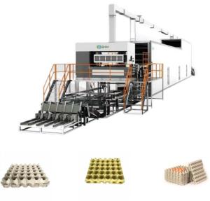 China Rotary Egg Tray Making Machine OEM Paper Pulp Moulding Machine CE on sale