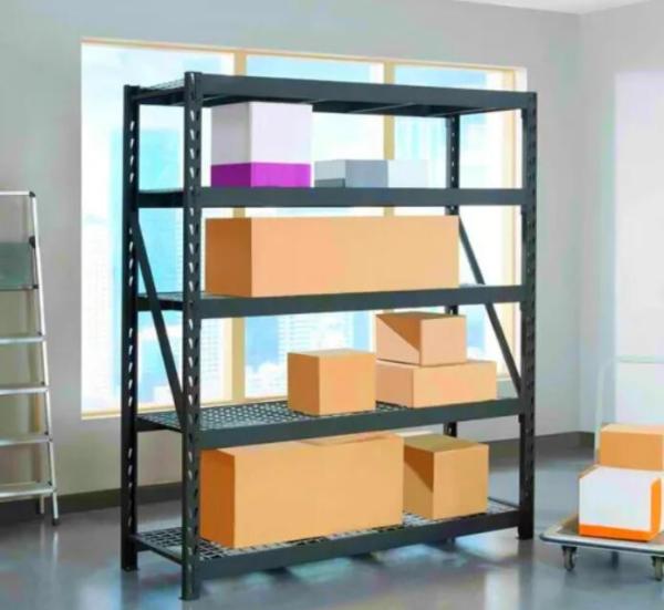 Buy cheap Galvanized 90cm Wide Boltless Metal Rack Stable Push on feet from wholesalers