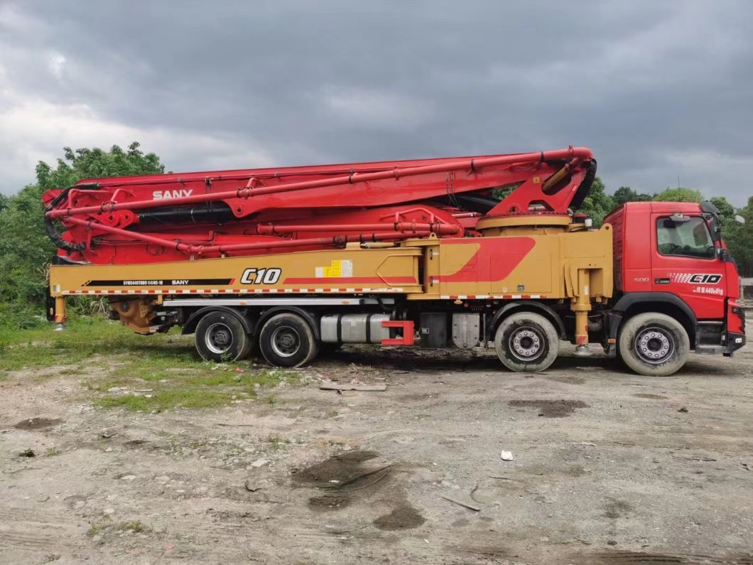 Perfect Original Condition Sy 62m Super Long Boom Pump Concrete Pump Ready Mix on Volvo Chassis
