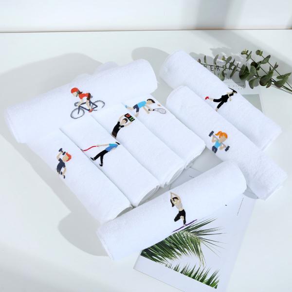 Buy cheap All-Age Group Hypoallergenic Pure Cotton Sports Towels for Fitness Running 35 * 110cm from wholesalers