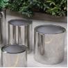 Buy cheap Stainless steel round planter flower pot with mirror finishing from wholesalers
