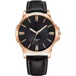 ROHS Leather Strap Watches 20mm 3atm Water Resistant Quartz