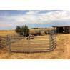 Buy cheap 40x80mm Oval Tube Livestock Fence Panels Galvanized Corral Farm Equipment from wholesalers