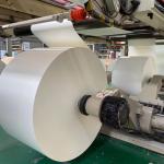 Production supply 85-120gsm brown white PE Coated Paper Roll With Folding