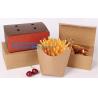 Buy cheap Disposable kraft paper lunch boxes, food grade paper boxes with logo,Disposable Food Kraft Paper Lunch Box bagplastics from wholesalers