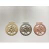 Buy cheap Custom Logo Sports Stamping Press Honorary Custom Event Medals Golden Cool Marathon Medals from wholesalers