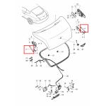 For Bentley Continental Gt Gtc Rear Hatch Support Shock Absorber OEM 3W8827550
