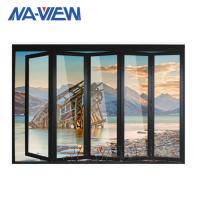 Buy cheap Frameless 6063 T5 Aluminium Bifold Windows Laminated Glass product