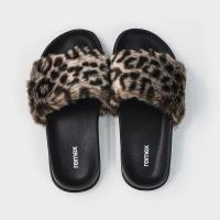 Buy cheap Lady Indoor/Outdoor Slide , Lady Faux Fur Slide , Lady Leopard Faux Fur Slide product