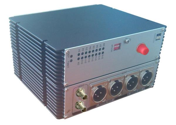Buy cheap Broadcast digital AES/EBU Audio Fiber Optic Extender from wholesalers