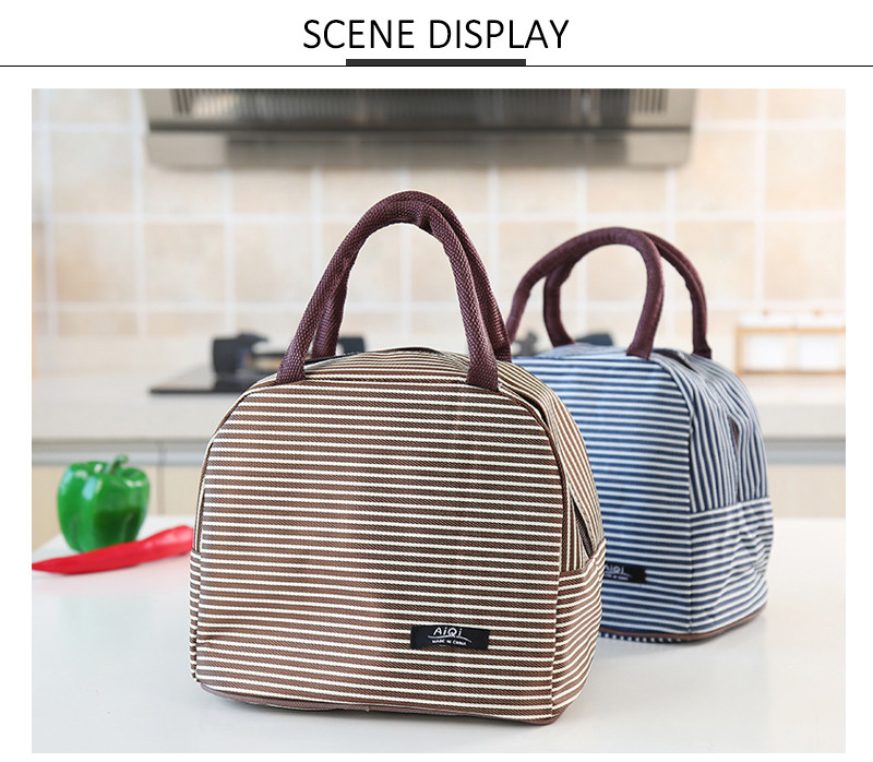 SGS Silk Printing Logo H30Cm Insulated Lunch Cooler Bags