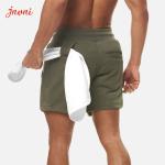 Weightlifting Squatting Mens Activewear Bottoms Gym Workout Shorts With Pocket