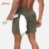 Buy cheap Weightlifting Squatting Mens Activewear Bottoms Gym Workout Shorts With Pocket from wholesalers