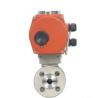 Buy cheap IP68 2 Way Motorized Stainless Steel Ball Valve Flange Connection PTFE Sealed Material from wholesalers