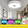 Buy cheap Modern LED Ceiling Light Modern RGB Living Room Luminaria 36W Bluetooth Speaker Lustre (WH-MA-47) from wholesalers